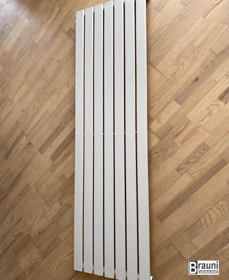 Вертикальный дизайнерский радиатор отопления TM ARTTIDESIGN Livorno 7/1600 белый матовый 5577 фото
