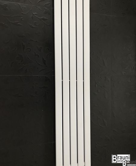 Дизайнерский вертикальный радиатор отопления TM ARTTIDESIGN «Livorno 5/1600» Цвет белый матовый 5473 фото