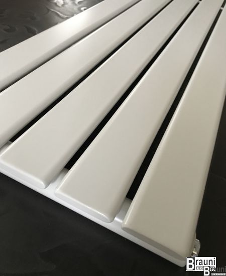 Дизайнерский вертикальный радиатор отопления TM ARTTIDESIGN «Livorno 5/1600» Цвет белый матовый 5473 фото