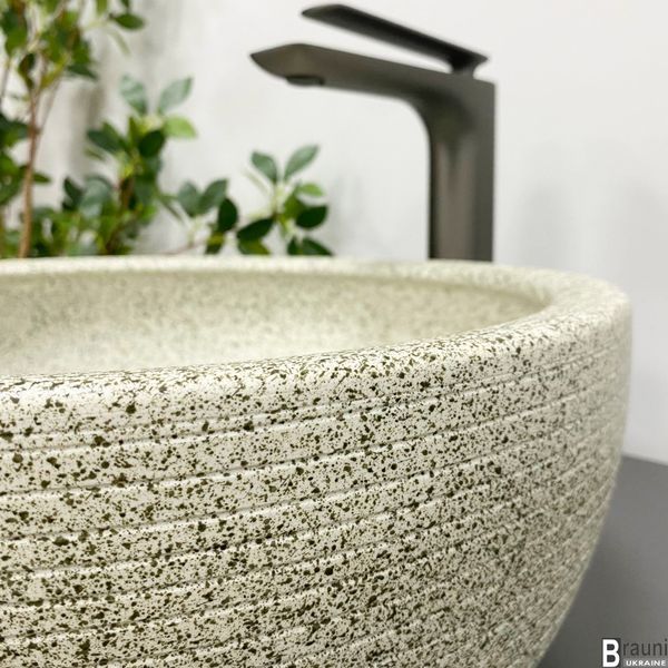 Умывальник (раковина) VBI CORRIDONIA BEIGE STONE MATT накладной VBI-016100 фото