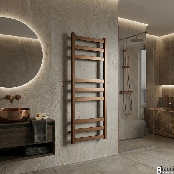 Рушникосушка електрична 120х50 Tristar Flat Dry бронза GA-5006-1 бронза фото