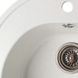 Кухонна мийка Klasicky Biela кругла (8671) біла RO48671 фото 3