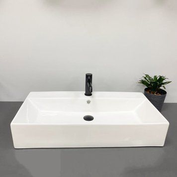 Умивальник (раковина) VBI PADUA 80 WHITE накладний підвісний VBI-012204 фото