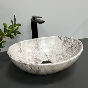 Умивальник (раковина) VBI PARMA STONE MATT накладний VBI-011005 фото