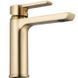 Смеситель для раковины (умывальника) REA ARGUS BRUSHED GOLD золотой матовый низкий REA-B6410 фото 2