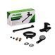 Смеситель для ванны Plamix CEZAR-006 EURO SET Matte black, со шлангом, лейкой и кронштейном (PM0690) PM0690 фото 7
