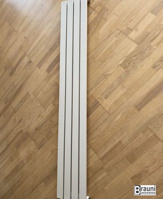 Вертикальный дизайнерский радиатор отопления ТМ ARTTIDESIGN Terni 4/1500 белый матовый 5580 фото
