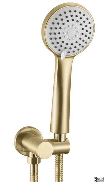 Душова система REA ONTARIO BRUSHED GOLD + BOX прихованого монтажу REA-P5502 фото