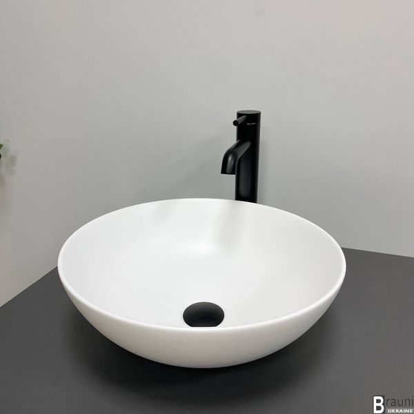 Умивальник (раковина) VBI AMALFI WHITE MATT накладний VBI-013400 фото