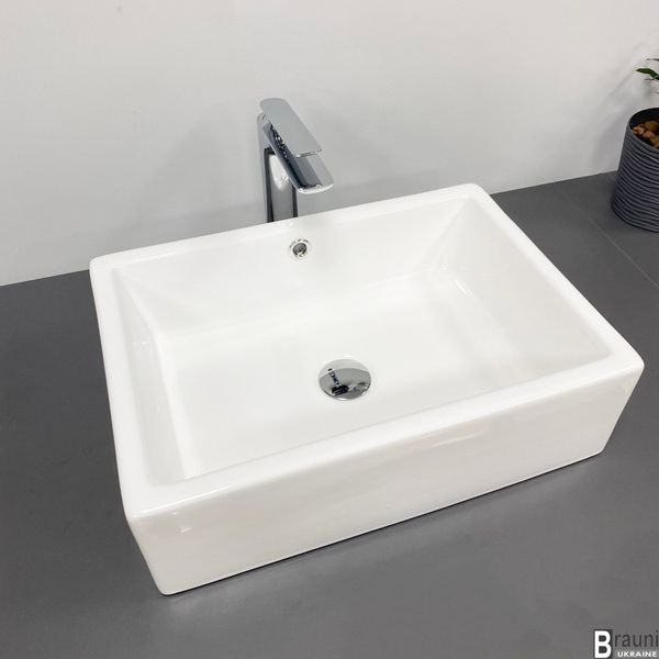 Умывальник (раковина) VBI CASTELLO WHITE накладной VBI-012901 фото