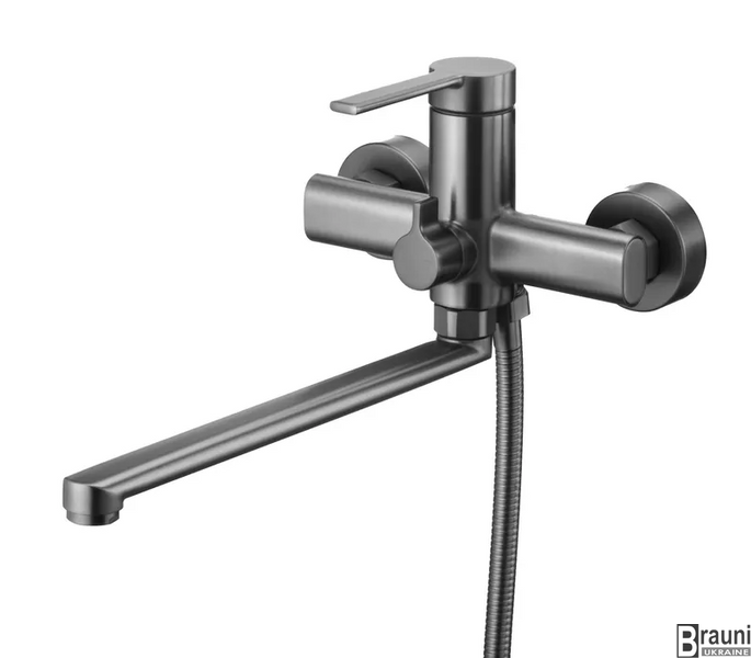Змішувач для ванни Mixxus Lord 006 Euro Graphite (Колір графіт) (MI7142) MI7142 фото