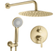 Душова система REA ONTARIO BRUSHED GOLD + BOX прихованого монтажу REA-P5502 фото 1