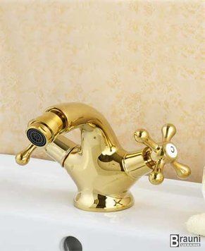 Змішувач для біде Deco Gold 6111 під золото 1956 фото