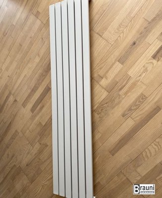 Вертикальный дизайнерский радиатор отопления TM ARTTIDESIGN Terni 6/1500 белый матовый 5582 фото