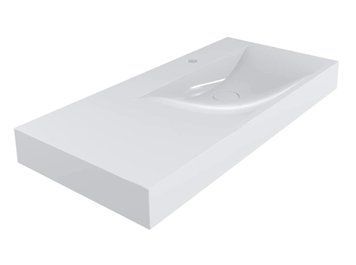 Умивальник підвісний MIRAGGIO VIOLA R 12,2*100*46 Глянець Білий 8813427 8813427 фото
