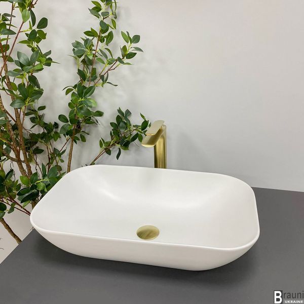 Умивальник (раковина) VBI AVEZZANO WHITE MATT накладний VBI-014400 фото