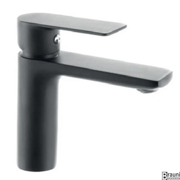 Змішувач для умивальника Haiba Alex 001 Graphite (HB3992) HB3992 фото