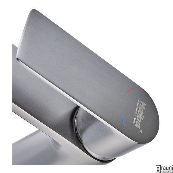 Змішувач для умивальника Haiba Alex 001 Graphite (HB3992) HB3992 фото
