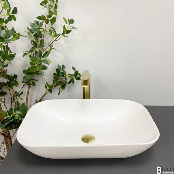 Умивальник (раковина) VBI AVEZZANO WHITE MATT накладний VBI-014400 фото