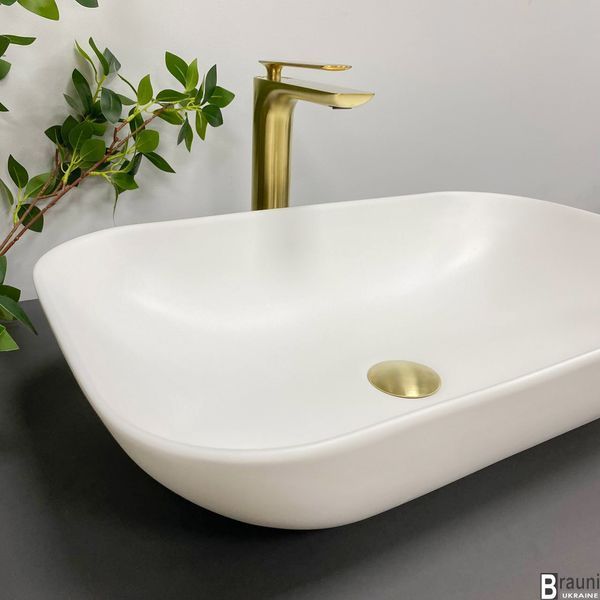 Умивальник (раковина) VBI AVEZZANO WHITE MATT накладний VBI-014400 фото