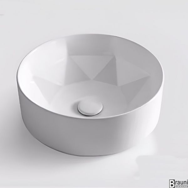 Умивальник ( раковина) Diamond 40х40х14.5 білий SP000053541 фото