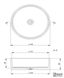 Умивальник круглий SOFIA M912009, 48 см 0000242 фото 2