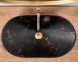 Умывальник (раковина) REA ROYAL 60 MARBLE BLACK MATT накладной черный REA-U7478 фото 4