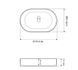 Умывальник (раковина) VBI VERONA 60 ONYX GLOSSY накладной VBI-011322 фото 7