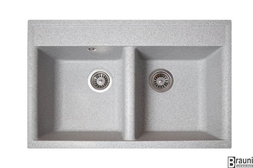 Кухонна мийка Valuri 78-2D Seda 78х51 з двома чашами RO43545 фото