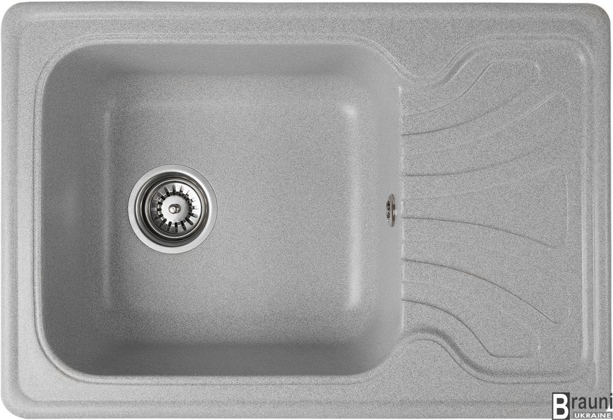 Кухонна мийка Rasa Seda 64х44 з крилом для сушки посуду RO44527 фото
