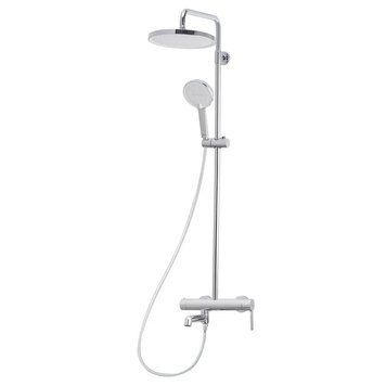 Душевая колонна со смесителем Koer KB-56029-01 3 функции, цвет хром (KR5481) KR5481 фото