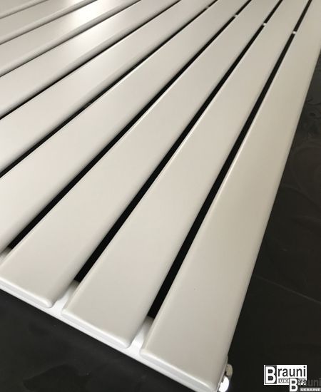 Вертикальний дизайнерський радіатор опалення ТМ ARTTIDESIGN «Livorno 9/1800» Колір білий матовий 5481 фото