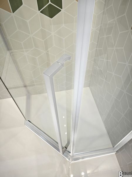 Душевая кабина без поддона Koer SR SC06-90x90x200-TR-01 прозрачное стекло Easy Clean 8мм, хром (KR5 KR5364 фото