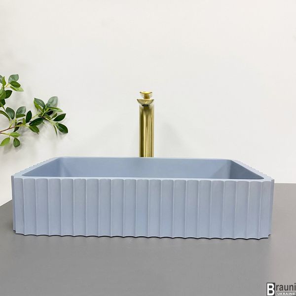Умывальник (раковина) VBI FLORENTIA BLUE MATT накладной VBI-015003 фото