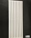 Вертикальний дизайнерський радіатор опалення ТМ ARTTIDESIGN «Livorno 9/1800» Колір білий матовий 5481 фото 1