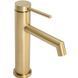 Смеситель для раковины (умывальника) REA FOSS BRUSHED GOLD золотой матовый низкий REA-B5316 фото 4