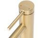 Смеситель для раковины (умывальника) REA FOSS BRUSHED GOLD золотой матовый низкий REA-B5316 фото 5