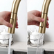 Смеситель для кухни REA ECO FRESH BRUSHED GOLD на две воды REA-B7596 фото 3