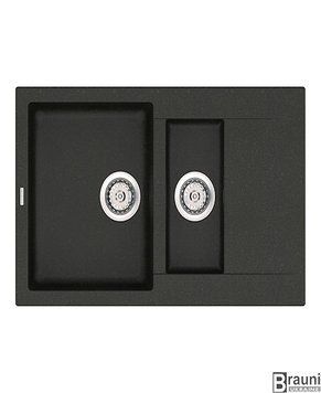 Кухонная мойка VANKOR Orman OMP 04.80 черная 2907 фото
