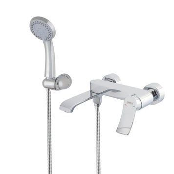 Змішувач для ванни Haiba Bolero 009 короткий вилив з поворотним перемикачем (HB9578) HB9578 фото