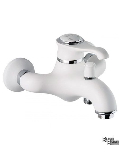 Змішувач для ванни Tiffany BC6001 білий хром 3335 фото