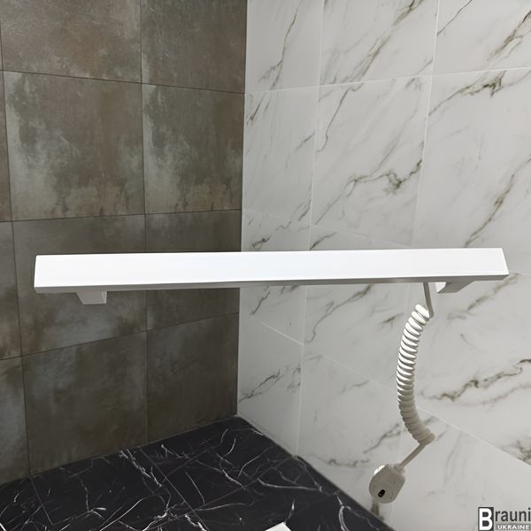 Полотенцесушитель электрический белый 60х4 Vilha DRY 93001-1 white фото