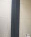 Вертикальний дизайнерський радіатор опалення TM ARTTIDESIGN «Lucca 7/1800» Колір сірий матовий 5482 фото 2