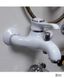 Змішувач для ванни Tiffany BC6001 білий хром 3335 фото 2
