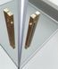 Душова кабіна розсувна SR SC10-90x90x195-TR-12 прозоре скло Easy Clean 6мм, матове золото KR5943 фото 10