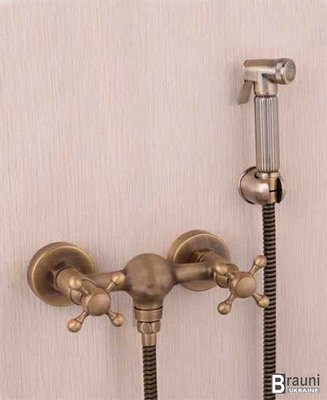 Гігієнічний душ зі змішувачем 6133-2 Deco Bronze бронза 1959 фото