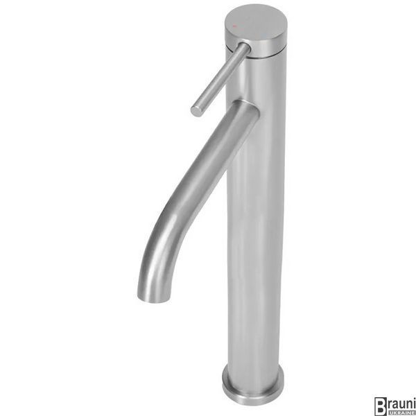 Смеситель для раковины (умывальника) REA CLIF NICKEL BRUSHED никель высокий REA-B5330 фото