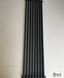 Вертикальний дизайнерський радіатор опалення ТМ ARTTIDESIGN Bari 8/1800 чорний матовий 5606 фото 1