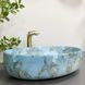 Умывальник (раковина) VBI UDINE MARBLE BLUE MATT накладной VBI-012103 фото 3