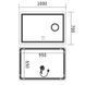 MIXXUS PREMIUM QUADRO MR20-100x70 Дзеркало з LED Touch, Anti-fog, димером, регулятором яскравості, лінзою MP6622 фото 2